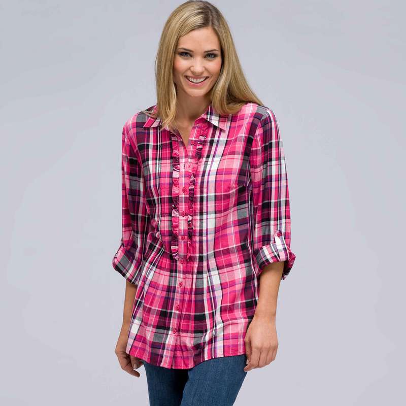 Roll Sleeve Shirt, , large