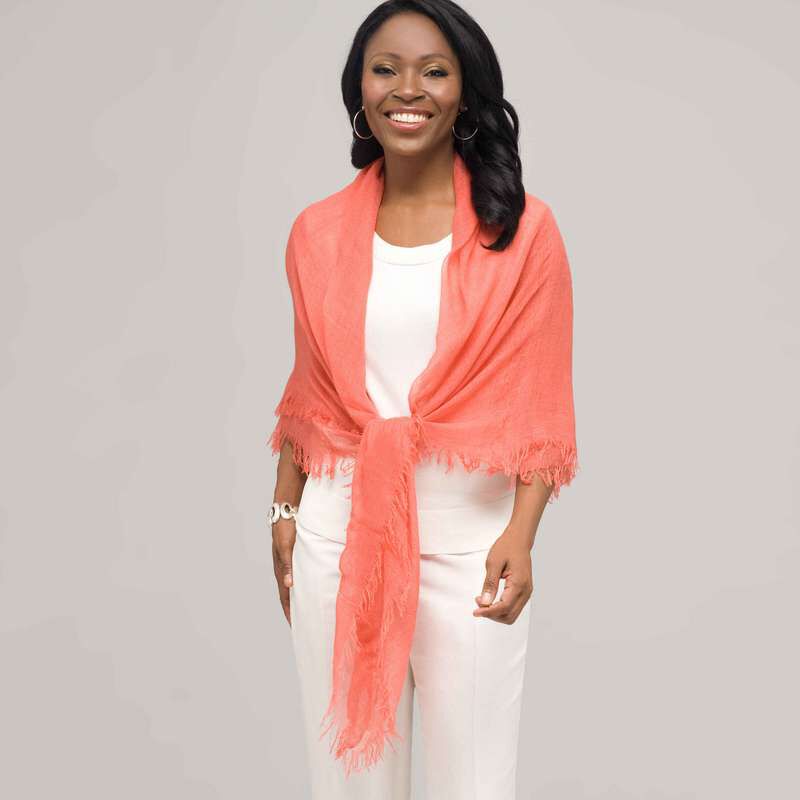 Solid Luxe Scarf, , large