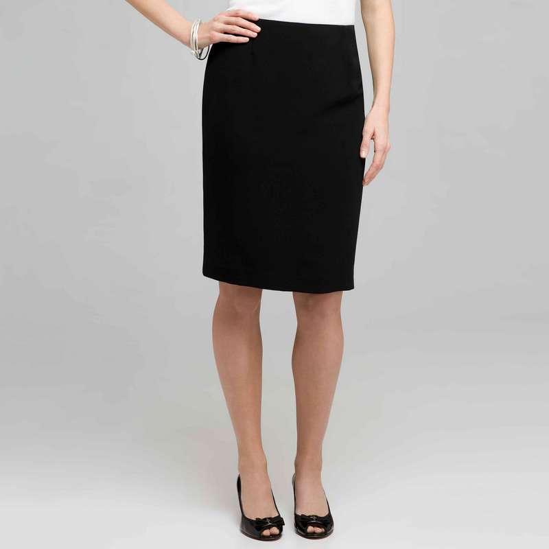 Pencil Skirt, Black, large image number 0